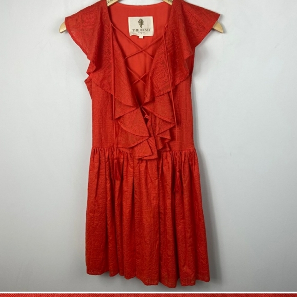 Revolve Silk Jetset Diaries Forever Dress Mandarin - Picture 3 of 10